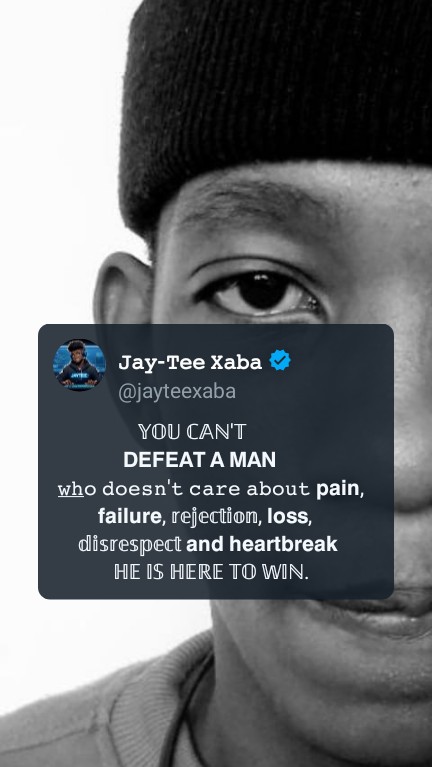 You Can't Defeat a Man Artwork